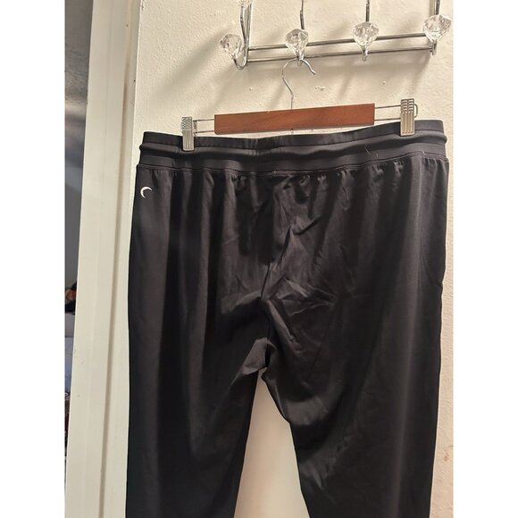 Zyia Active Black Joggers Zip Ankle Athletic Workout Gym Yoga Pants Size XXL - Picture 5 of 11